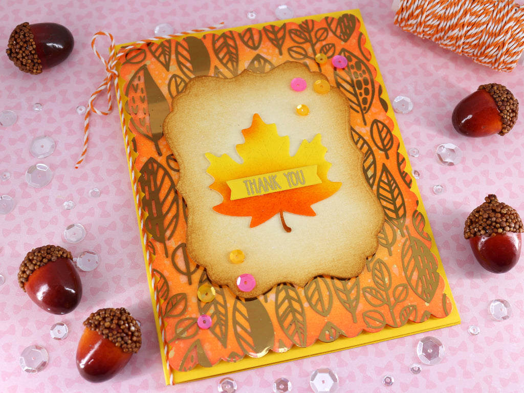 Celebrate Fall and Friends with Deco Foil Cards