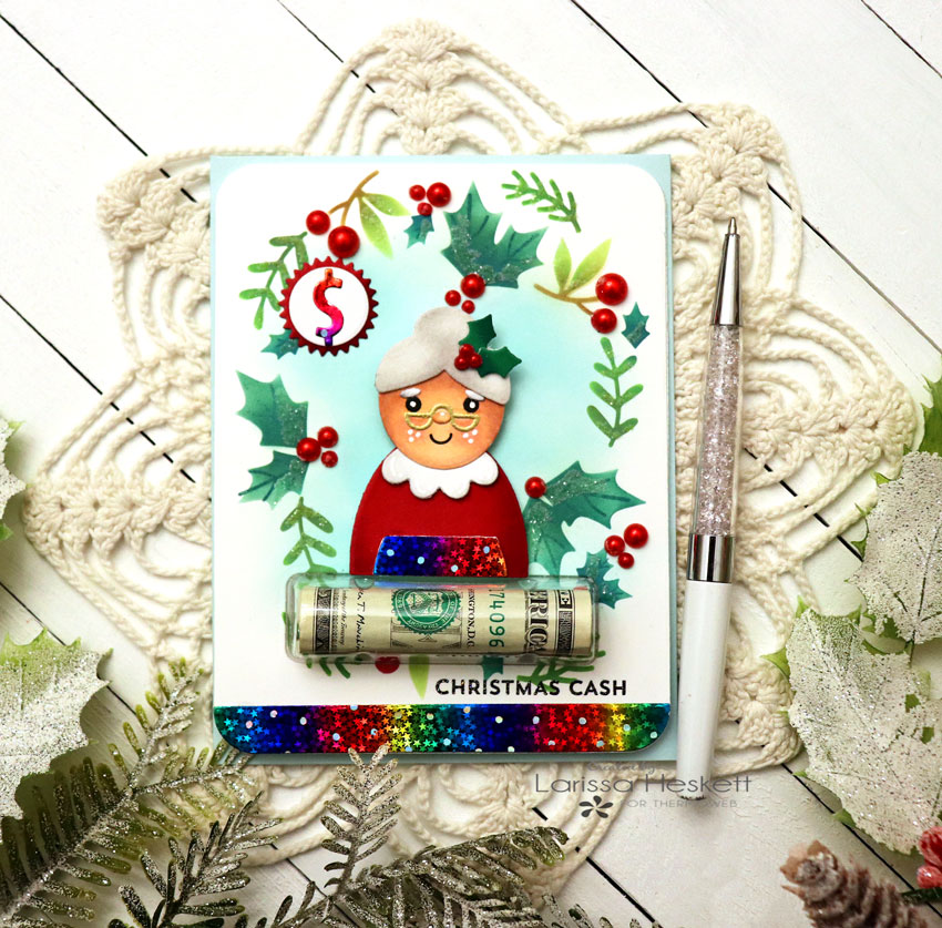Festive Holiday Money Cards and More w/ Deco Foil and Flock!!