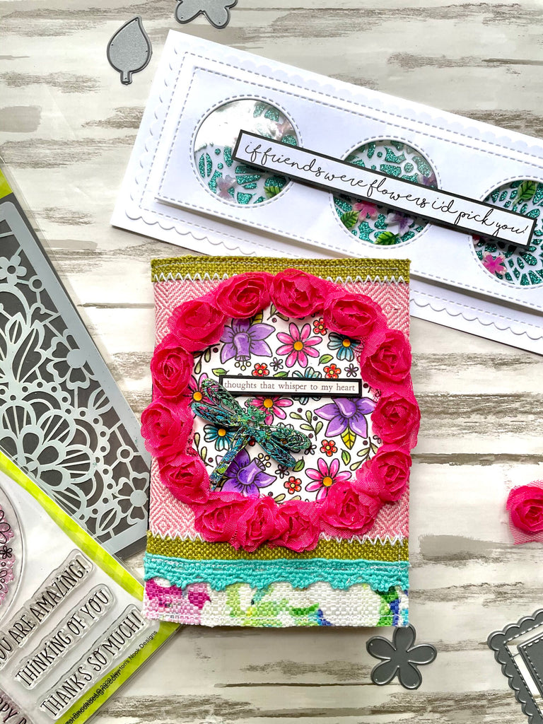 Mixed Media Spring Journal and Cards with Glitz Glitter Gel