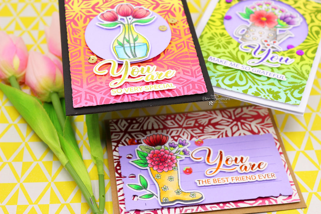 Vibrant Handmade Cards with Gina K. Designs Fancy Foils + Artsy Prints