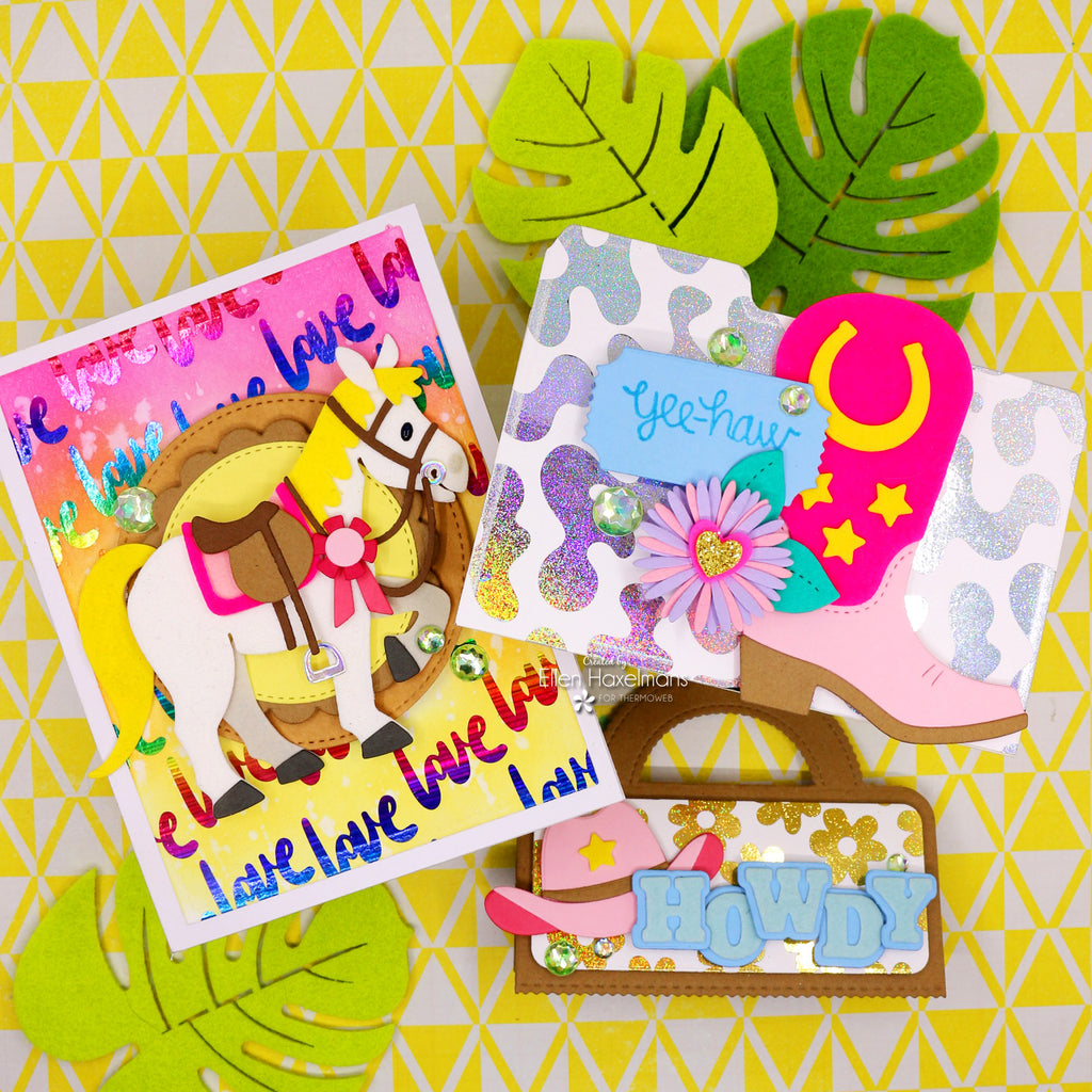 Giddy Up with Plush Paper + Toner Card Fronts!