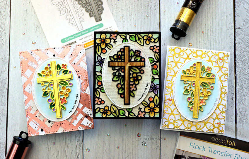 Sending Prayers and Sympathy Cards with Deco Foil