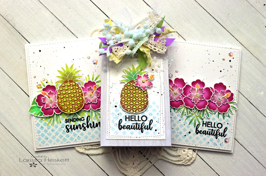 Building Scenes with your Rina K Designs Stamp-n-Stencil Sets!!