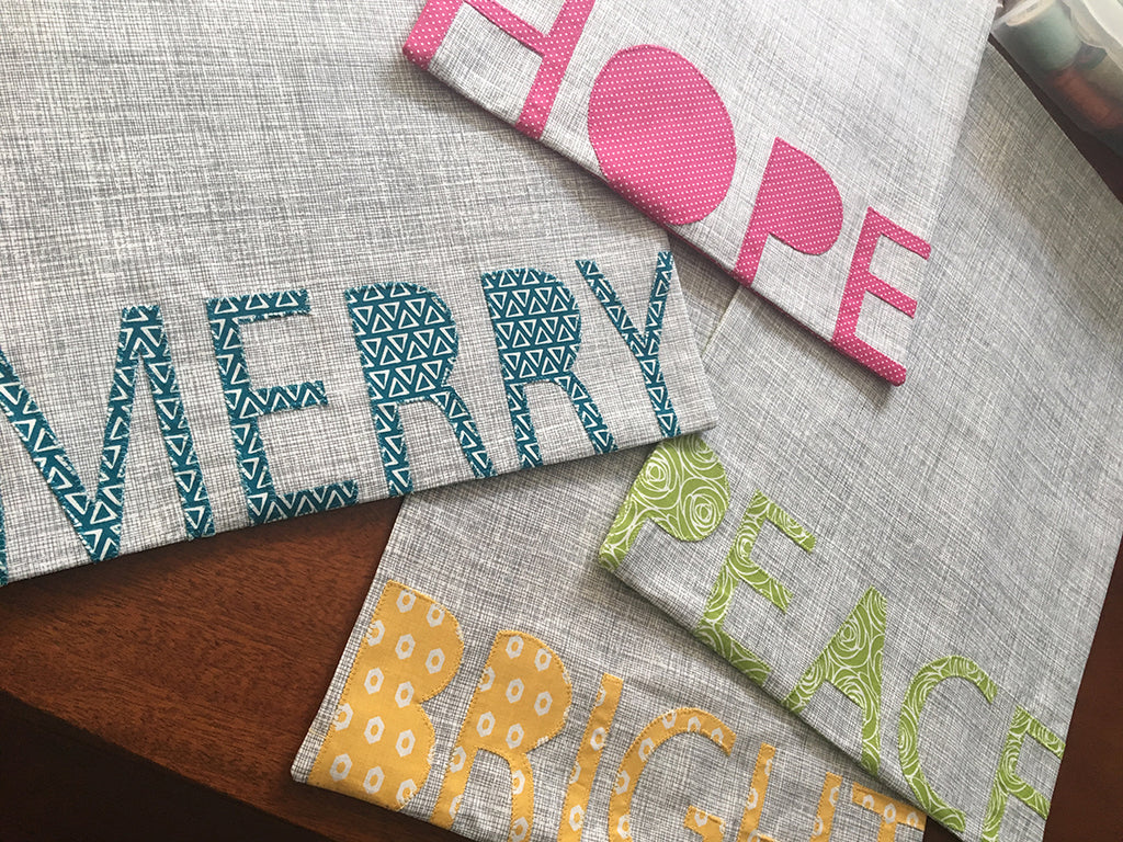 Create Stylish Modern Holiday Placemats