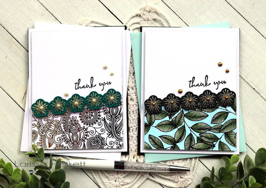 Thank You Cards using the NEW Unity Stamps Toner Card Fronts!!