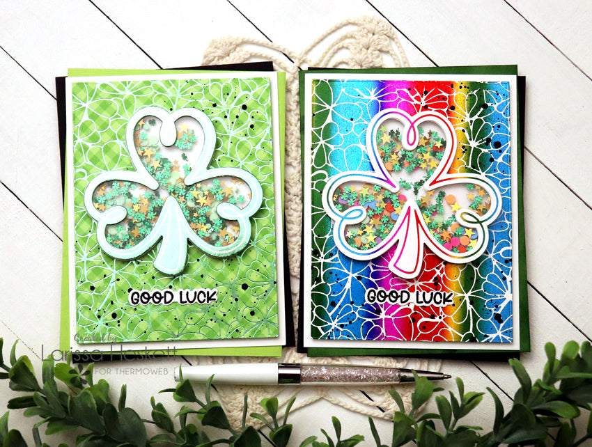 3 Good Luck Cards using Deco Foil Hot Foil in different ways!!