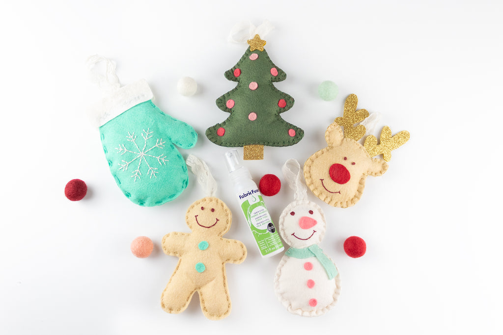 Holiday Felt Ornaments with Benzie Design and Fabric Fuse