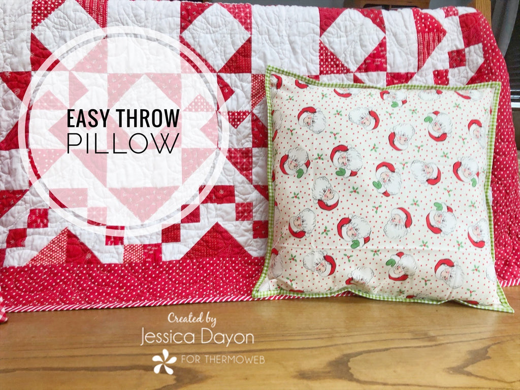 Easy Throw Christmas Pillow