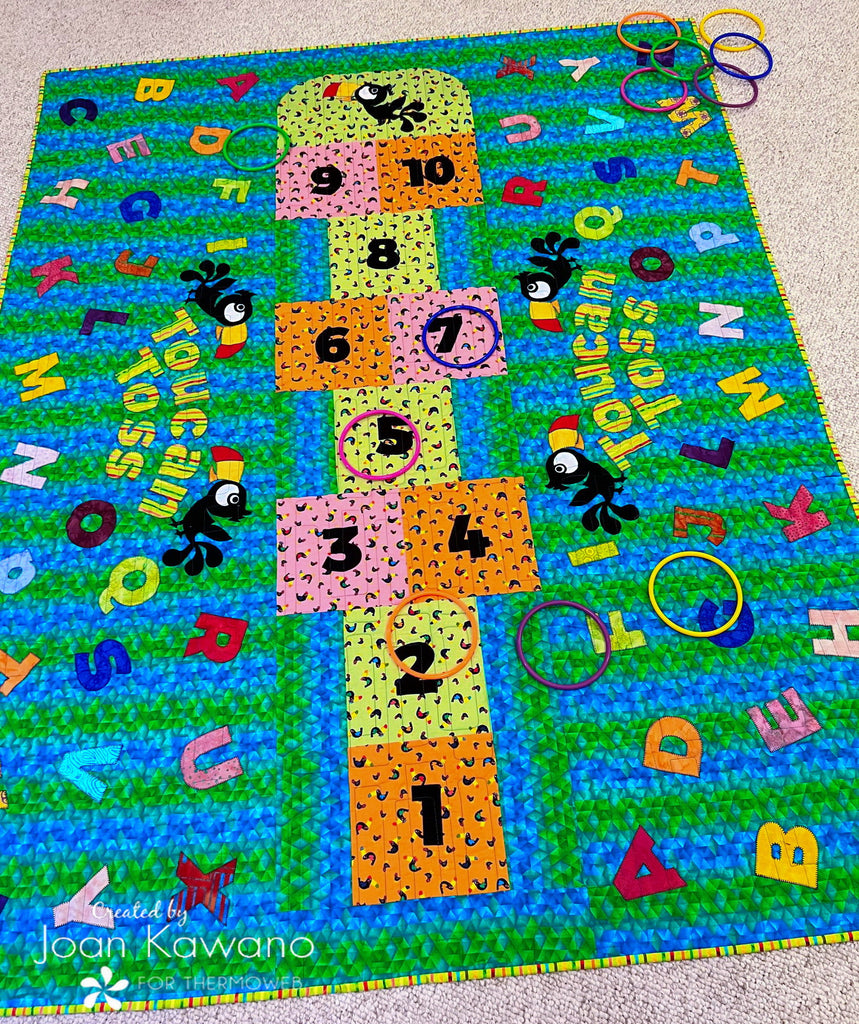 Hopscotch Fun Children's Jungle Theme Activity Mat