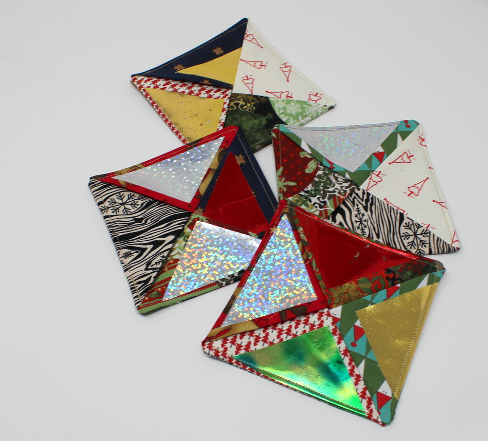 Deco Foil Pinwheel Quick Coasters