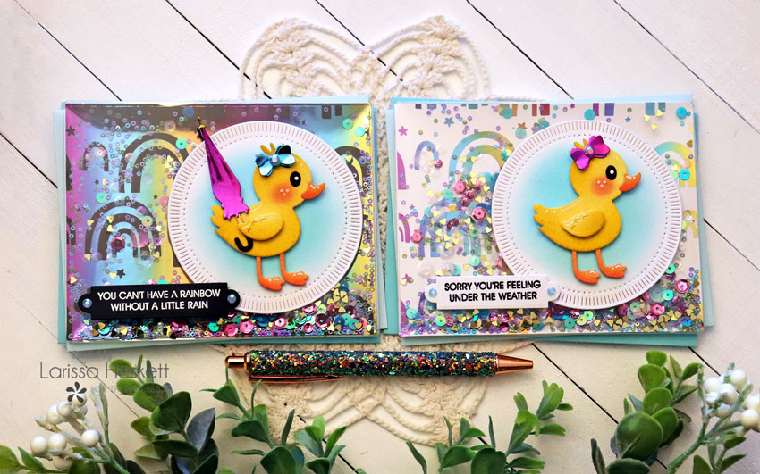 Get Well/Encouragement Cards using Deco Foil, Flock and Toner Card Fronts!!
