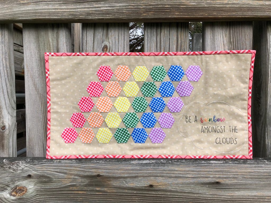 Be A Rainbow Mini Quilt