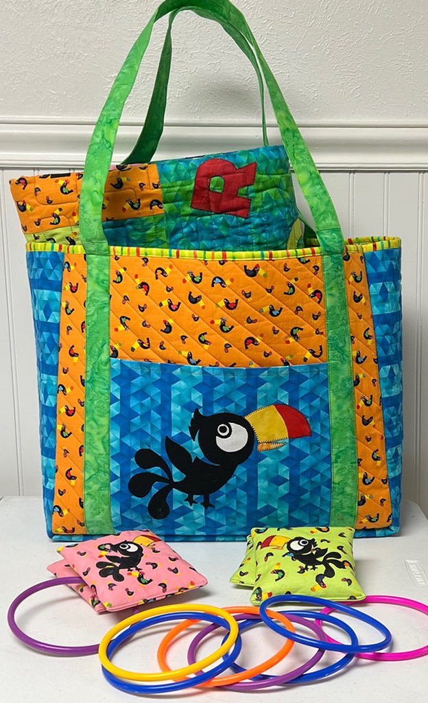 Toucan Tote Bag for your Activity Quilt