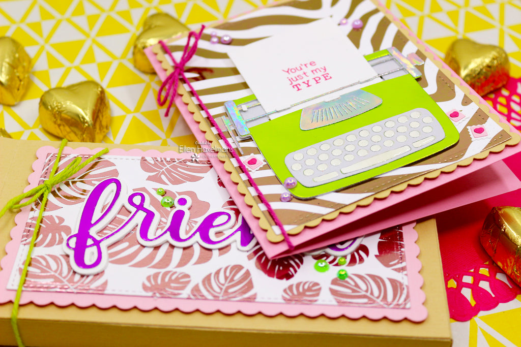 Valentine Cards with Deco Foil and Toner Card Fronts