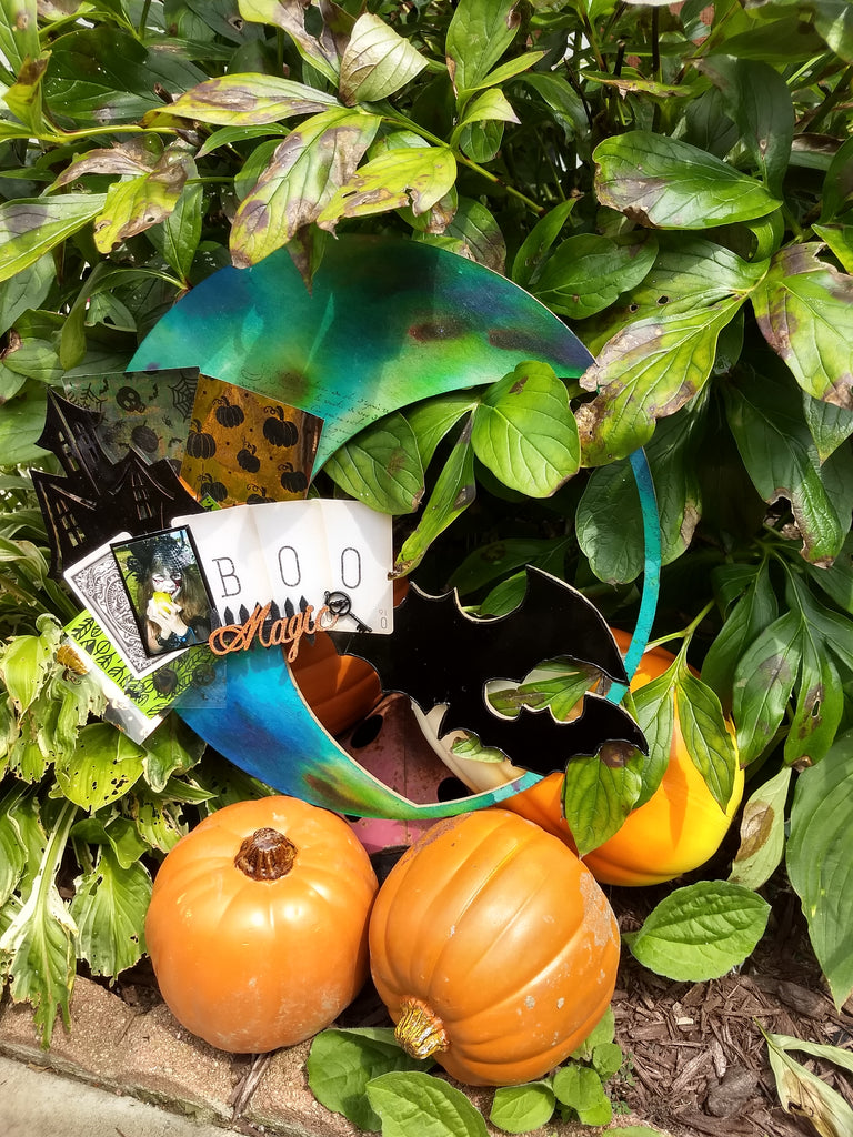 A Dash of Magic Mixed Media Halloween Decor