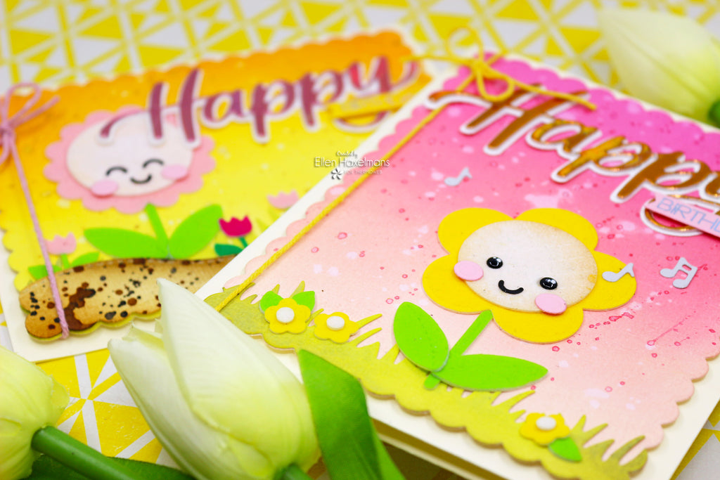 Spring Flower Cards with Deco Foil