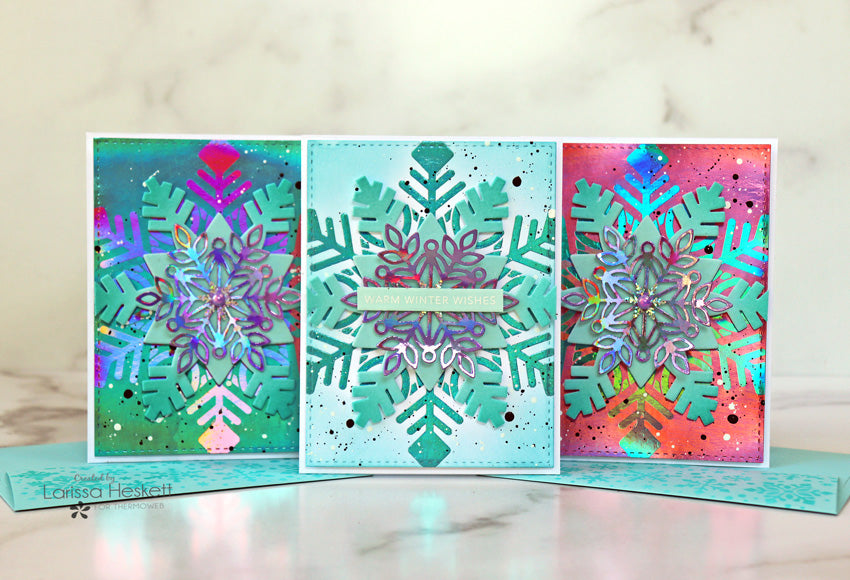 Magical Fairytale Snowflake Cards!! with Deco Foil