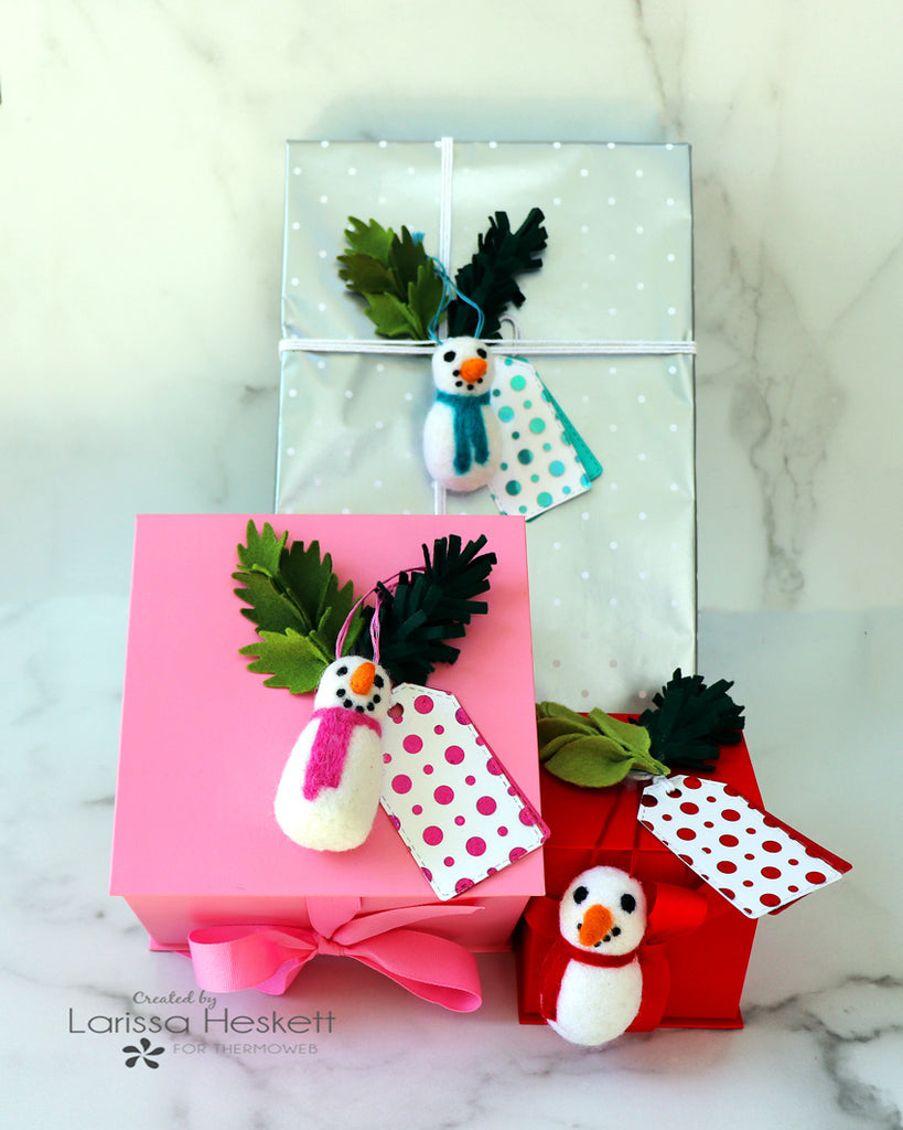 Holiday Felt Garland Duo and a Trio of Deco Foil Toner Gift Tags and Decorations!