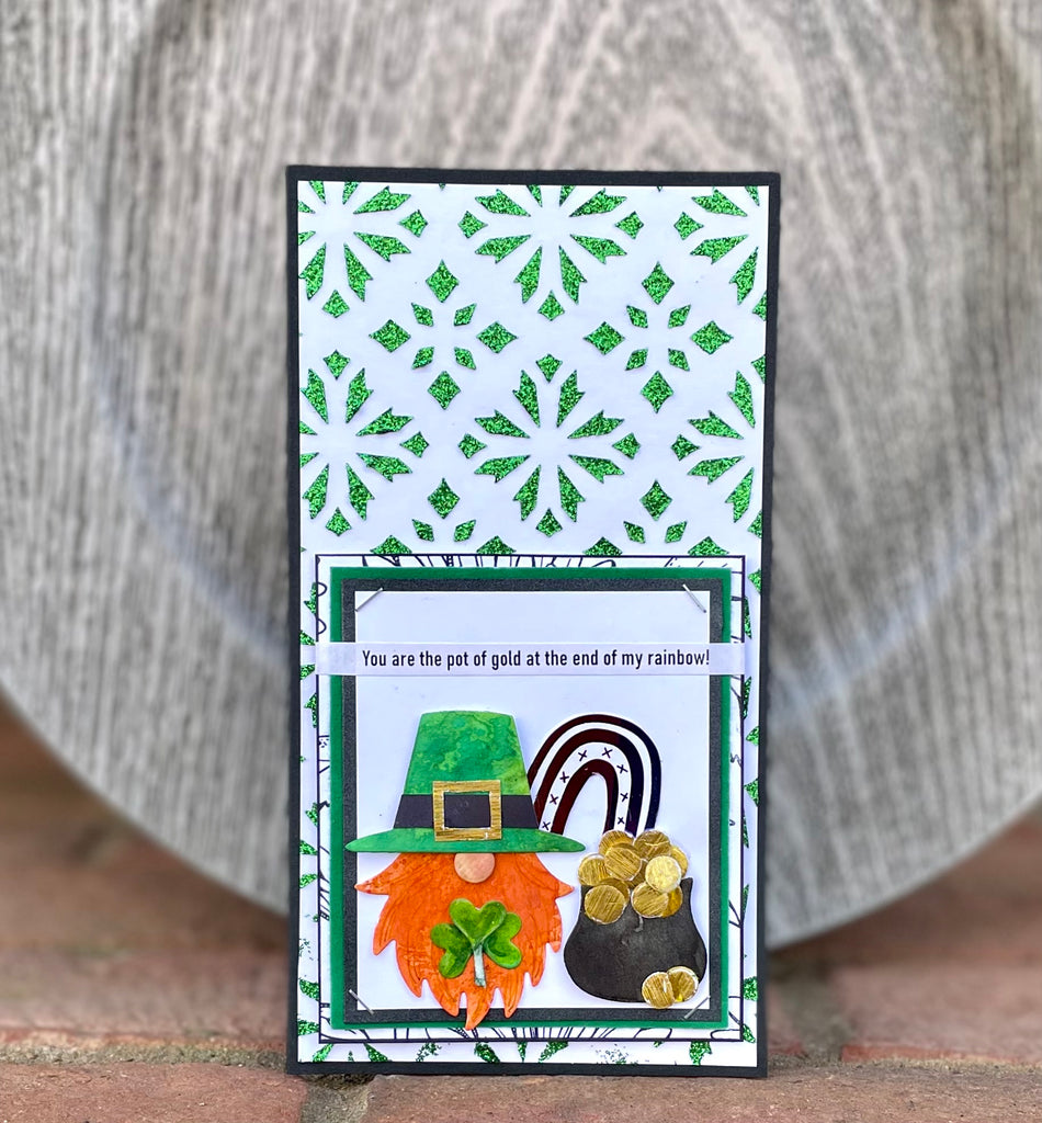 Spring Gnome Slimline Cards with Simon Hurley Products