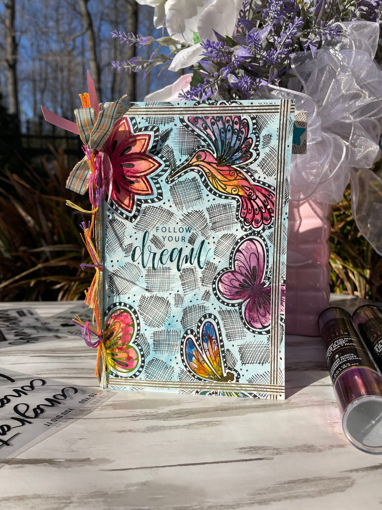 Spring Journal with Gina K. Designs for Deco Foil Adhesive Transfers