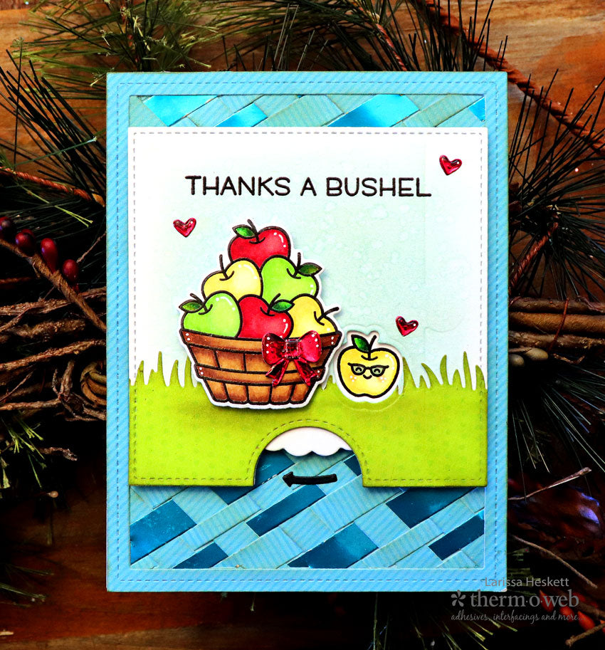 Lawn Fawn Week - Thanks A Bushel Interactive Reveal Wheel Card