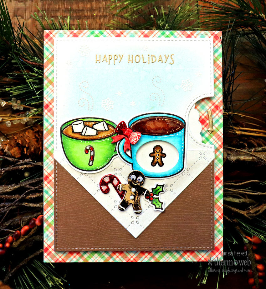 Happy World Cardmaking Day - Happy Holidays Card