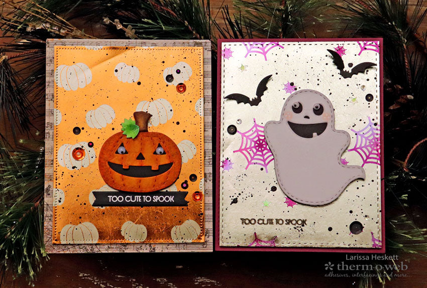 Halloween Cards with Deco Foil Transfer and Toner Sheets