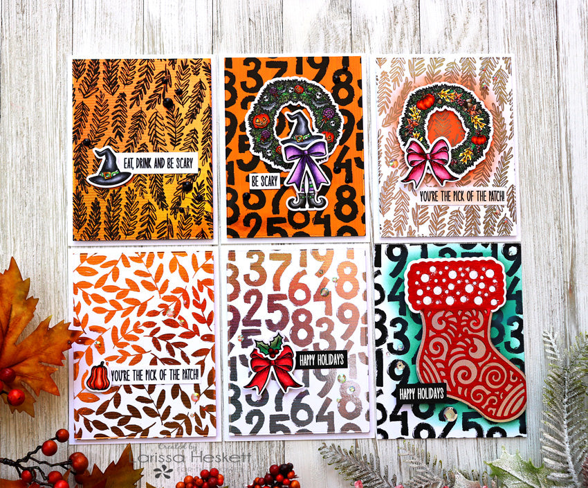 Holiday Cards using the NEW Brutus Monroe Deco Foil and Toner Card Fronts!!