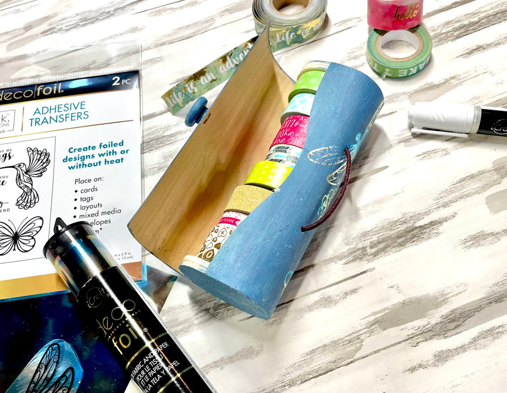 Mini Storage Box with Gina K. Designs Deco Foil Transfers