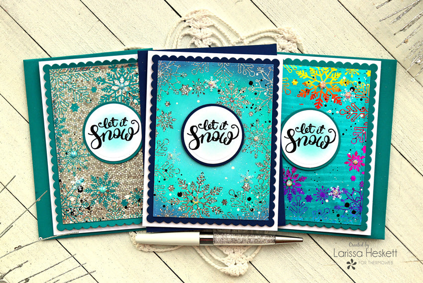 NEW Unity Stamp Toner Card Fronts - Winter Cards with Deco Foil!!