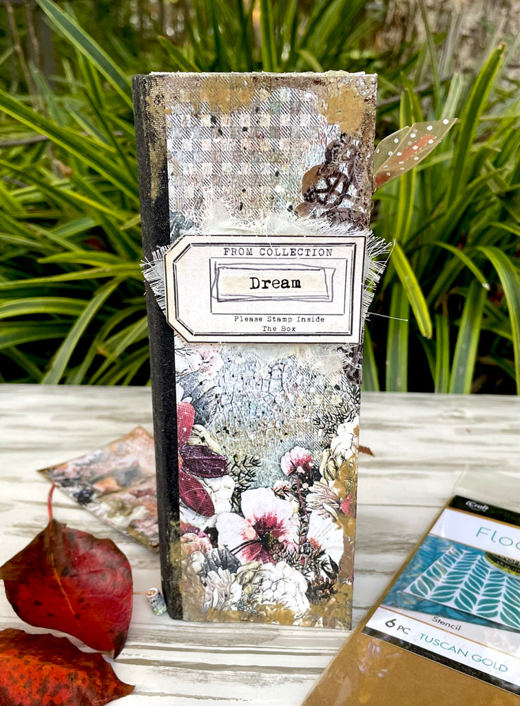 Slimline Fall Junk Journal with Deco Foil Transfer Flock (Woodland Animals)