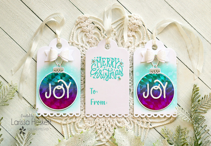 EASY Last-Minute Holiday Gift Tags with Deco Foil !!