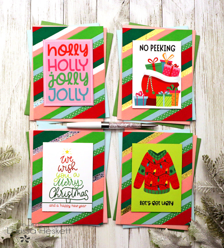 Ugly Sweater Inspired Background Panels for Cards!!
