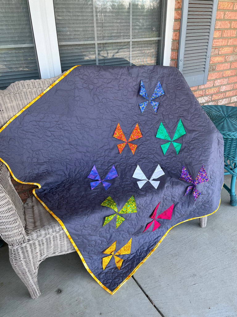 Spring Fling 3D Butterfly Quilt with Wide Width Fleece