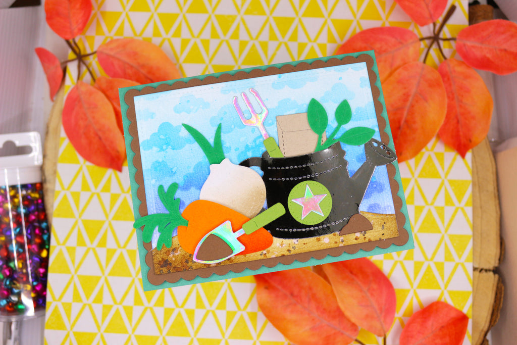 Plush Papers and Foil with the new Lawn Fawn release