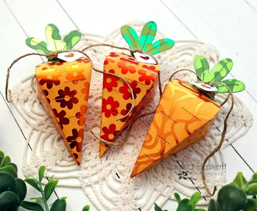 Deco Foiled Carrot Treat Boxes!!