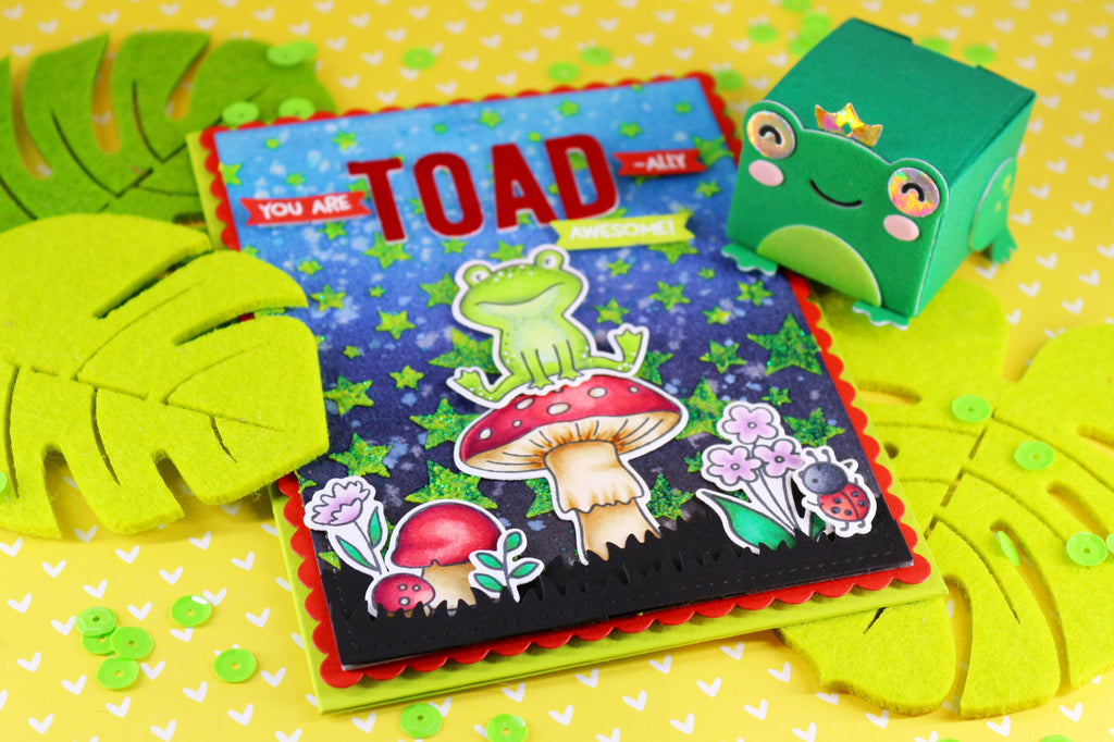 You Are Toad-Ally Awesome Card with Glitz Glitter Gel