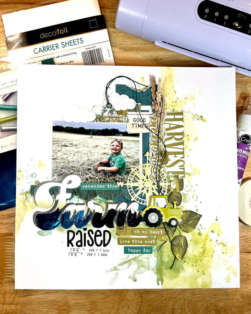 How to: Creating a Foil Dipped Title with Fancy Foil!