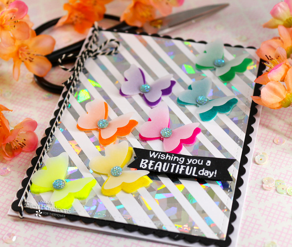 Flock and Foil Cards with Newton's Nook and Deco Foil