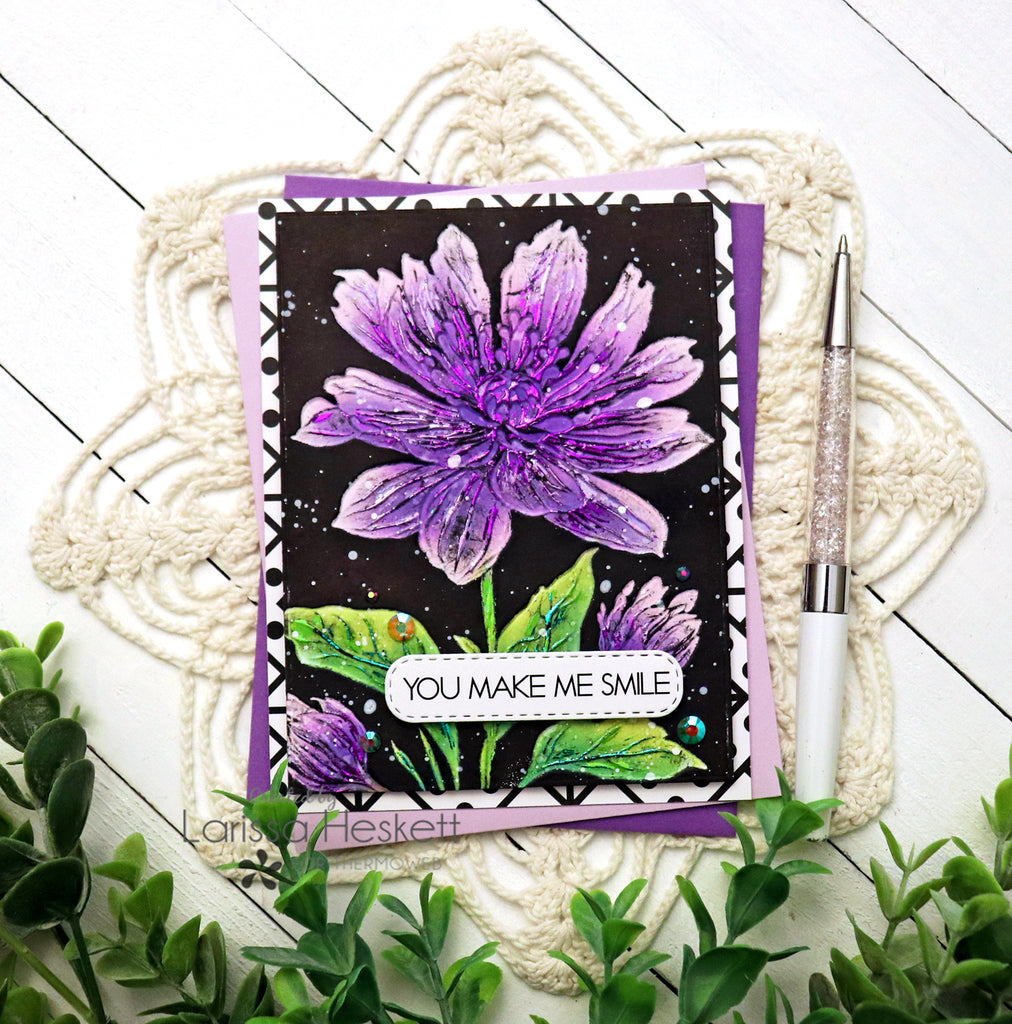 Stepping up your Embossed and Black Out Debossed Images with Deco Foil!!