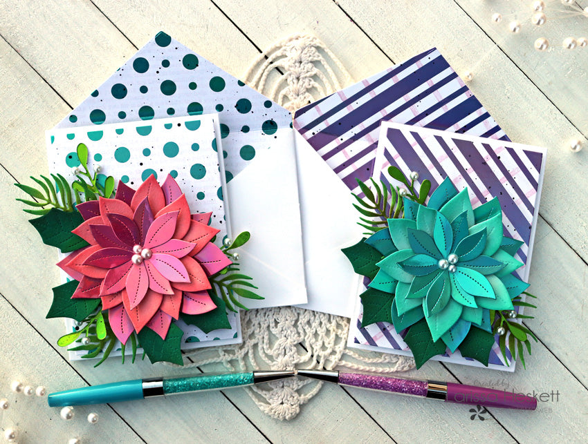 Valentine Bouquet Cards with NEW Deco Foil Toner Card Fronts!