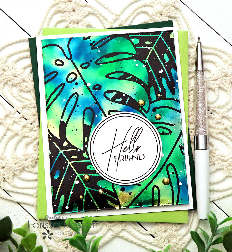 Toner Card Fronts in 3 Ways with Deco Foil!!