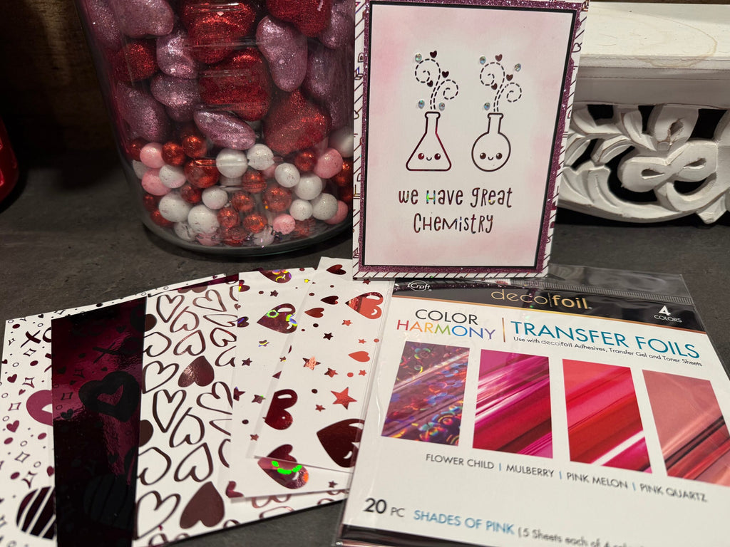 Quick Deco Foil Valentine Cards with Sparkle & Shine