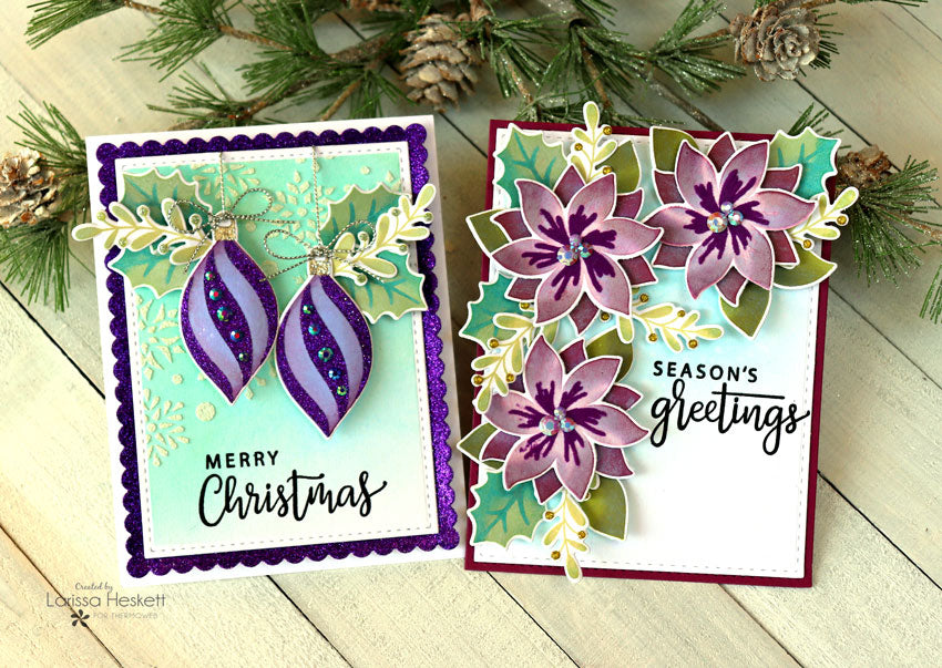 Trio of Non-Traditional Colored Holiday Cards and Gifts!!