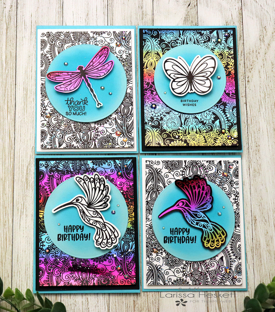 Card Creating with Gina K. Designs Adhesive Transfers