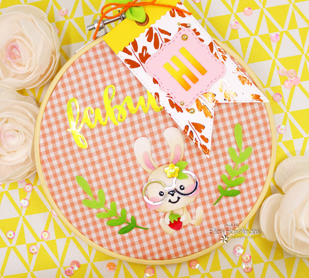 HOOP IT UP WEEK - Create Colorful Home Decor with Deco Foil Flock