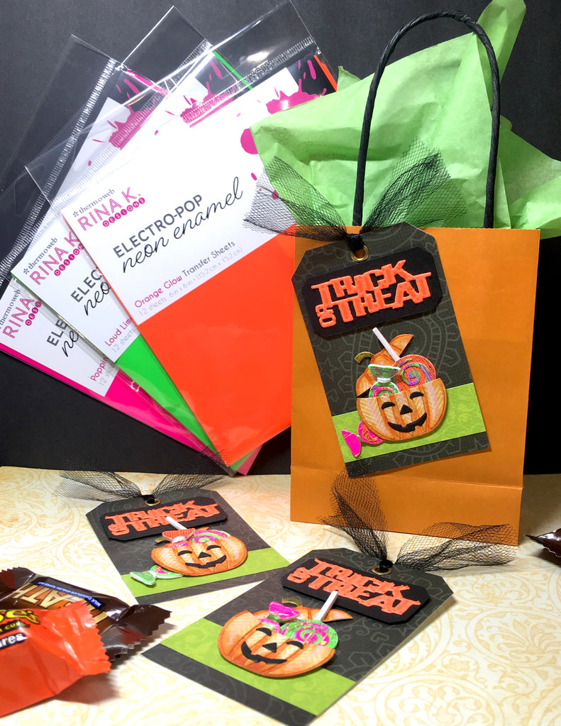 Electro-Pop Neon Enamel Treats - No Tricks