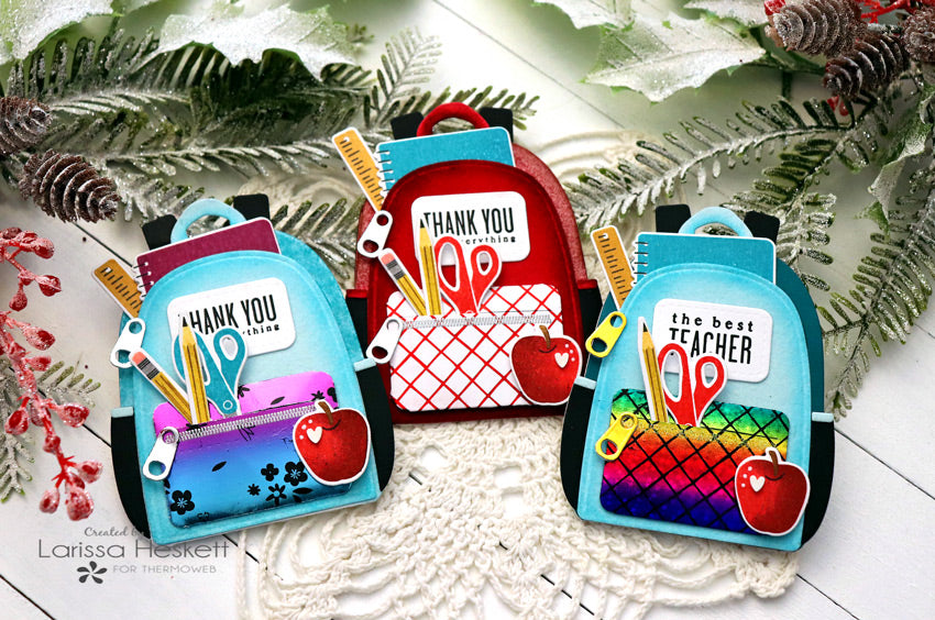 Teacher Gifts with Deco Foil Adhesive Transfers, Foil and Flock!!