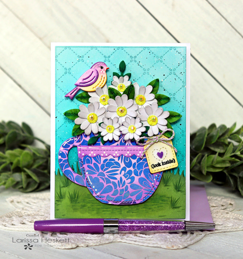 Sweet Set of Coffee Theme Cards using ALL things Deco Foil