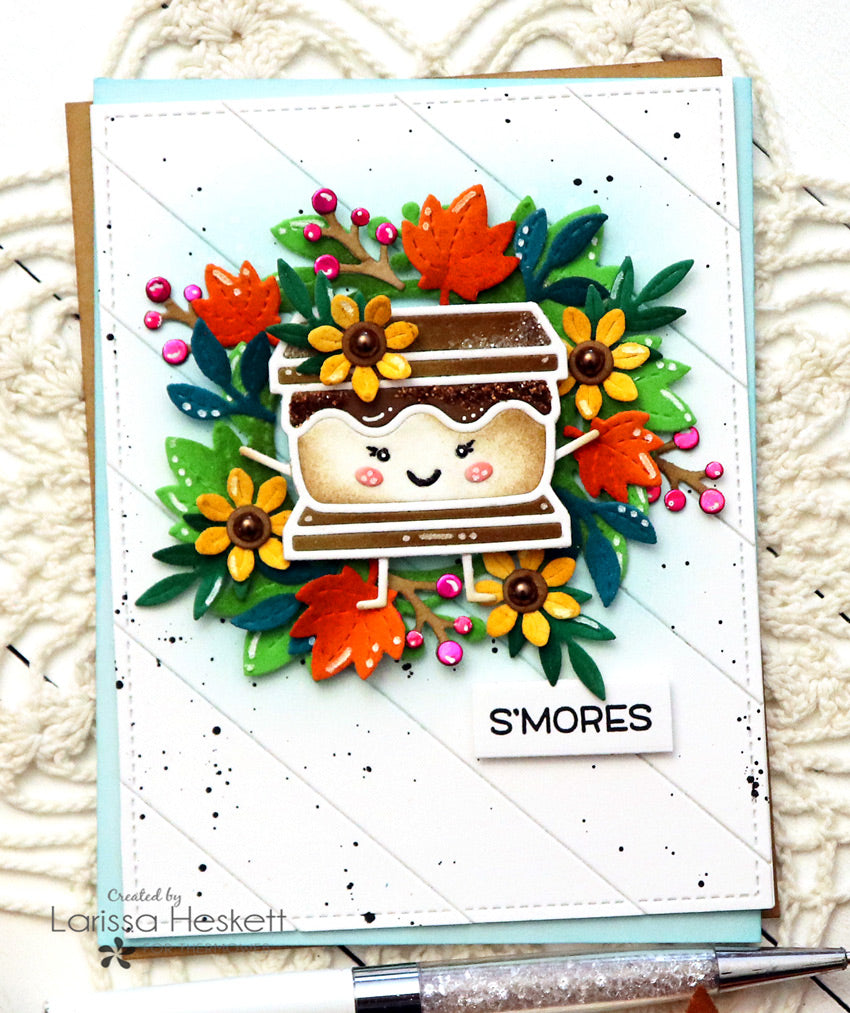 S'more and More Card with Deco Foil, Flock and Adhesive Transfers!!